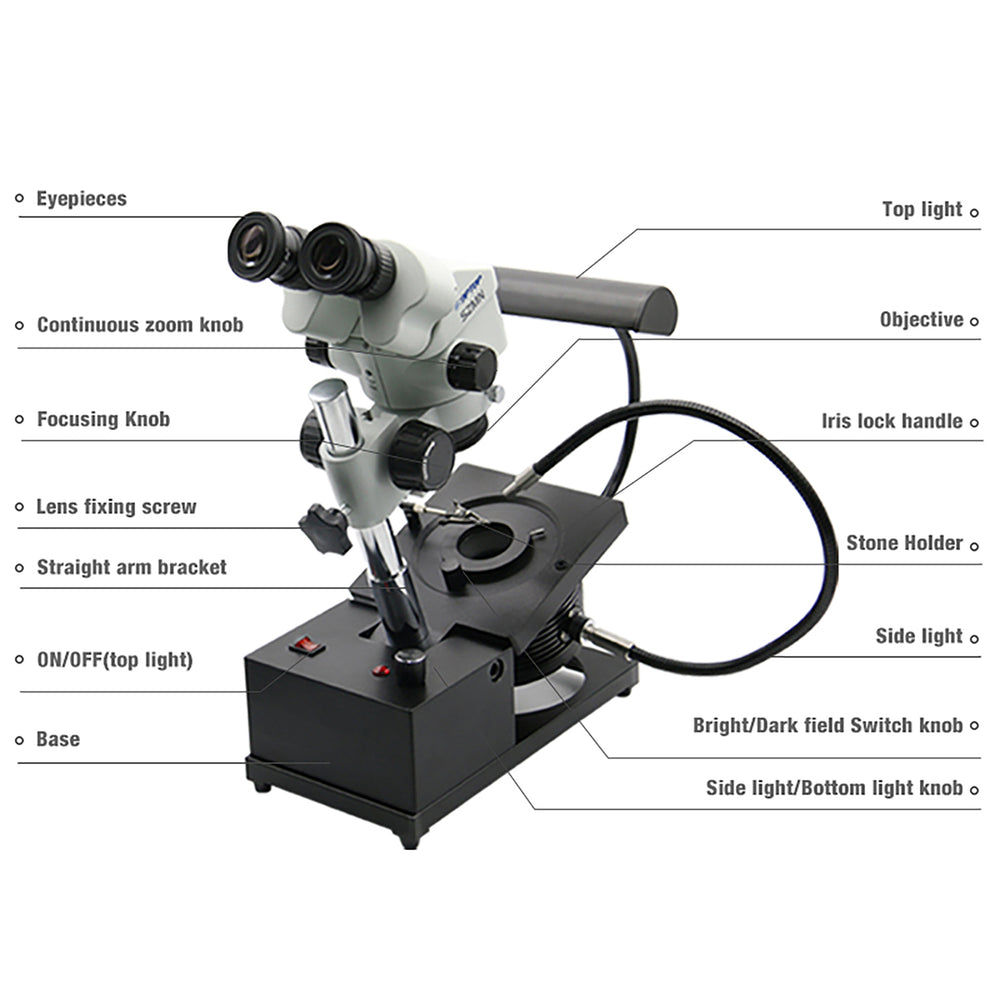 Jewelry Binocular Microscope FGM-R1S-15 (8)