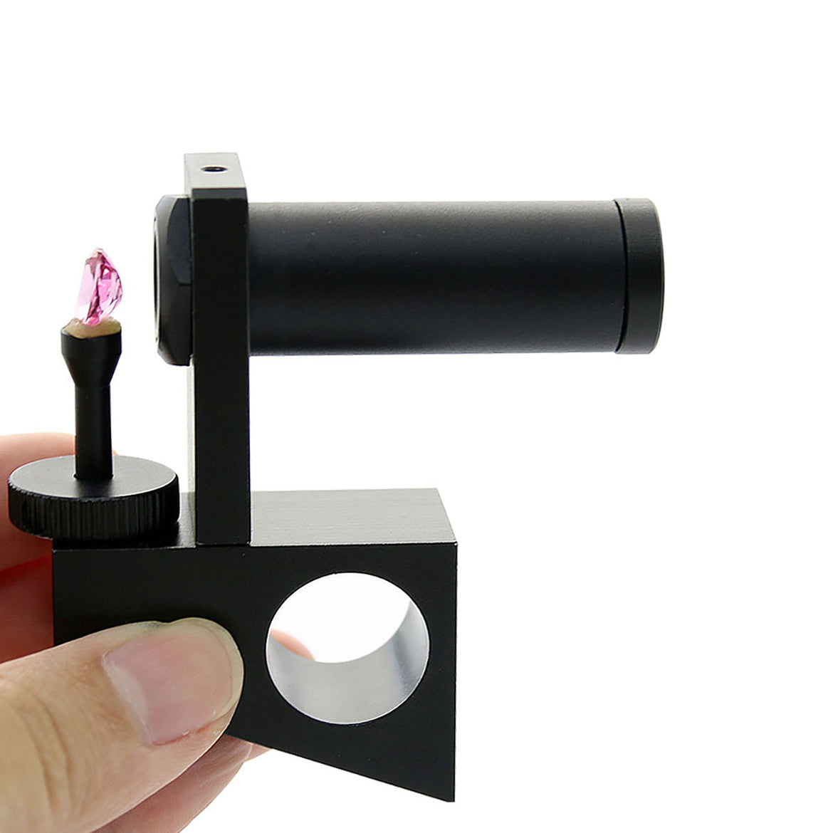 Loupe Dichroscope 60mm En Calcite - Outil Professionnel Pour Identifier Pierres Précieuses Et Gemmes Pléochroïques